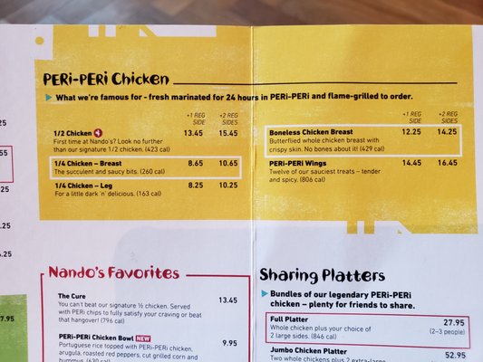 Menu photo 4 Nando's Peri-Peri Rosslyn, VA Menu photo 4 Nando's Peri-Peri Rosslyn, VA