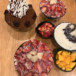 Our table of yummy dessert Our table of yummy dessert