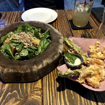 Kitchen Table - Arugula salad and crispy shrimp - Portuguese Near Me - Tulum, ROO Kitchen Table - Arugula salad and crispy shrimp - Portuguese Near Me - Tulum, ROO