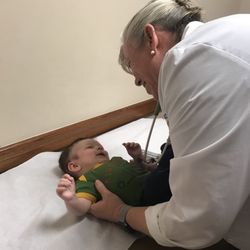 Little Spurs Pediatric Urgent Care - She was making my baby laugh while checking him out  Very sweet with him.
