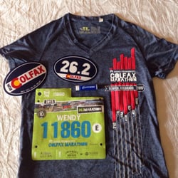 Colorado Colfax Marathon - 2015 women's tech shirt