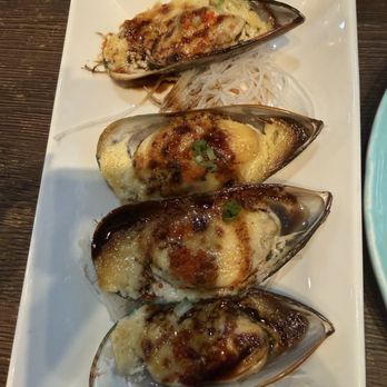 Araki Sushi - Baked Green Mussel (4) - Sushi Bars Near Me - Palo Alto, California Araki Sushi - Baked Green Mussel (4) - Sushi Bars Near Me - Palo Alto, California
