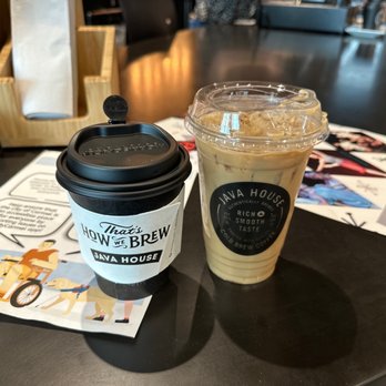 Java House - Americano and Carmel Iced Latte - Coffee & Tea Near Me - Carmel, Indiana