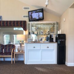 Arrowhead Dental Associates - Coffee bar in one of the waiting rooms.