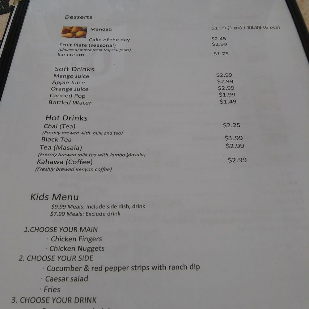 Jambo Restaurant - Menu - African Near Me - Ottawa, Ontario Jambo Restaurant - Menu - African Near Me - Ottawa, Ontario
