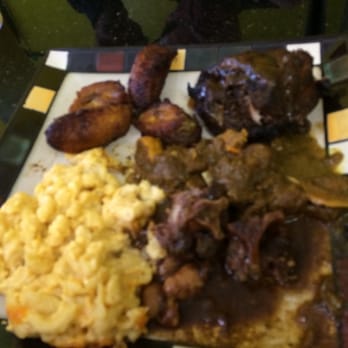 Sweet Spice - Sampler platter. Jerk chicken, oxtail,and curry goat. - Caribbean Near Me - Savannah, Georgia
