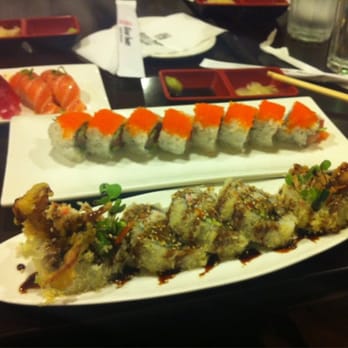 Chobop - spider roll + sunset roll - Sushi Bars Near Me - Costa Mesa, California Chobop - spider roll + sunset roll - Sushi Bars Near Me - Costa Mesa, California