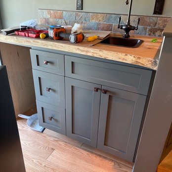 Color View Painting - Bar cabinet painted - Painters Near Me - Mountain View, California