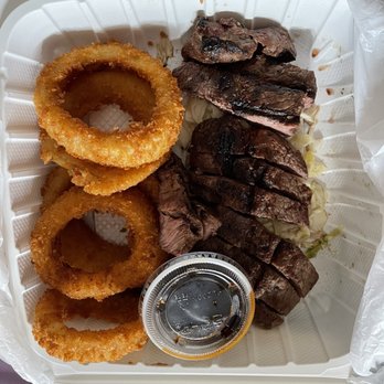 Bird of Paradise - Puelehu steak w/ onion rings - American Near Me - Ewa Beach, Hawaii