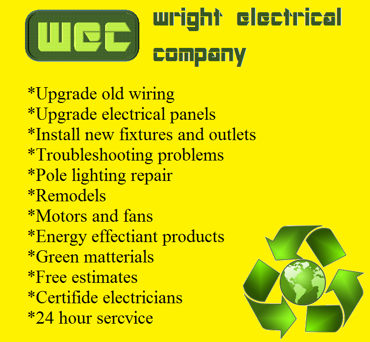 Slide of Wright Electrical Company