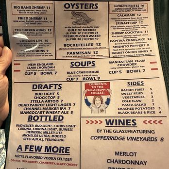 The Sanibel Grill - menu - Pizza Near Me - Sanibel, Florida