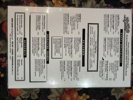 Menu photo 2 RigaTony's Authentic Italian Tempe, AZ Menu photo 2 RigaTony's Authentic Italian Tempe, AZ