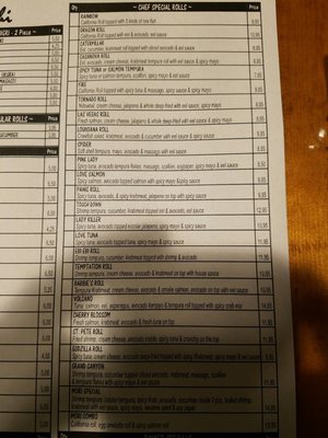 Menu photo 8 Mori Sushi Saint Petersburg, FL