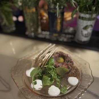 Project Social Kitchen & Bar - Steak tartare - Cocktail Bars Near Me - Bar Harbor, Maine Project Social Kitchen & Bar - Steak tartare - Cocktail Bars Near Me - Bar Harbor, Maine