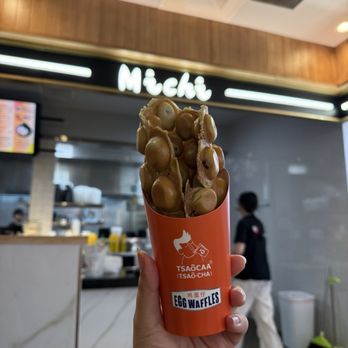 Michi Ramen & Tsaocaa - Green Tea and Red Bean Egg Waffle - Ramen Near Me - Orlando, Florida