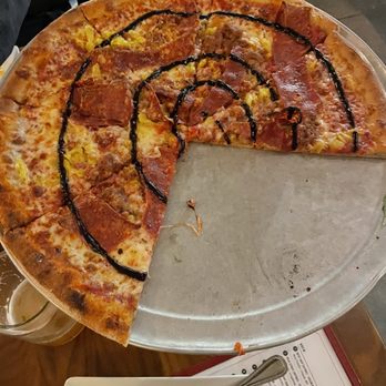 Red Wagon Pizza Company - I think it is the red wagon pizza? The balsamic drizzle was a nice touch. - Pizza Near Me - Minneapolis, Minnesota