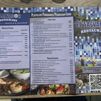 El Salvador Restaurant - Menu - Salvadoran Near Me - Irving, Texas