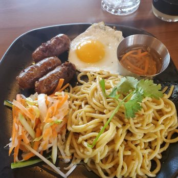 Stockpot - Build Bowl, garlic noodles with longanisa and egg - Vietnamese Near Me - Vallejo, California Stockpot - Build Bowl, garlic noodles with longanisa and egg - Vietnamese Near Me - Vallejo, California