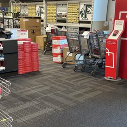 Trash and carts everywhere