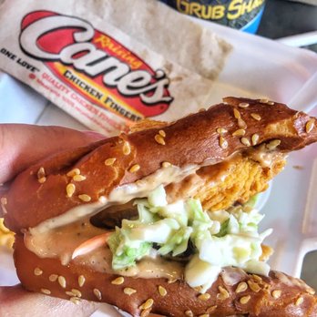Raising Cane's Chicken Fingers - DIY chicken Texas toast sammie! Beat that, Popeyes! - Fast Food Near Me - Reno, Nevada
