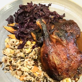 Cafe Chardonnay - Syrah Spiced Syrah Glazed Duck - New American Near Me - Palm Beach Gardens, Florida