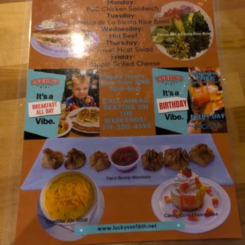 Lucky's on 16th - Menu 10/2024 - American Near Me - Cedar Rapids, Iowa Lucky's on 16th - Menu 10/2024 - American Near Me - Cedar Rapids, Iowa
