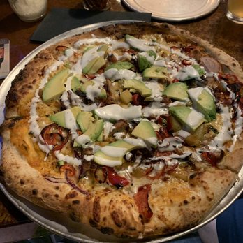Dutch's Brewhouse - Dirty Bird Pizza (thin crust) - Breweries Near Me - Long Beach, California