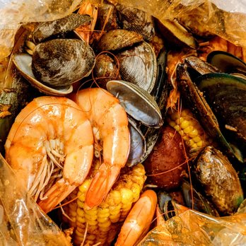 Claws - Shrimp, Clam and Mussle in Cannon Ball Sauce - medium spicy. - Cajun/Creole Near Me - Garden Grove, California Claws - Shrimp, Clam and Mussle in Cannon Ball Sauce - medium spicy. - Cajun/Creole Near Me - Garden Grove, California