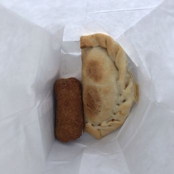 Bella Bakery - Ham croquette & chicken empanada - Bakeries Near Me - Miami Springs, Florida