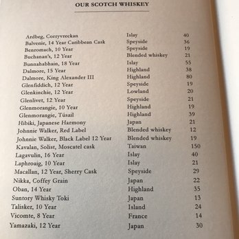 Restaurant August - Amazing scotch options - in particular the Kavalan Solist. Expensive AF, but if you know, you know. Best dram out there. - New American Near Me - New Orleans, Louisiana