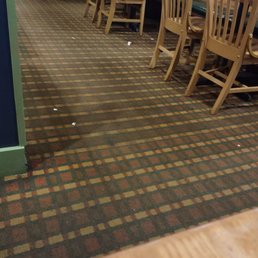 Floor should be cleaned so first thing customers see isn't a dirty floor but we will see what food and service is like.