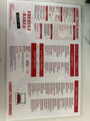 Menu photo 1 Curry Pizza House Chandler, AZ
