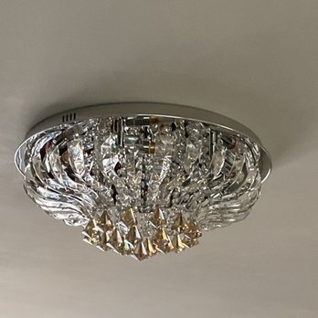 J Casillas Electric - Had to install a Flush mounted chandelier - Electricians Near Me J Casillas Electric - Had to install a Flush mounted chandelier - Electricians Near Me
