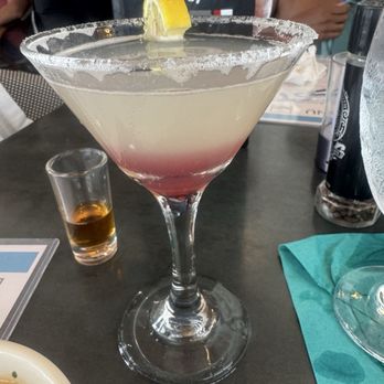 Crow's Nest Restaurant & Marina - Raspberry Lemon Drop Martini - Seafood Near Me - Venice, Florida