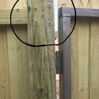 Extreme Fence - left me with holes in post - Fences & Gates Near Me
