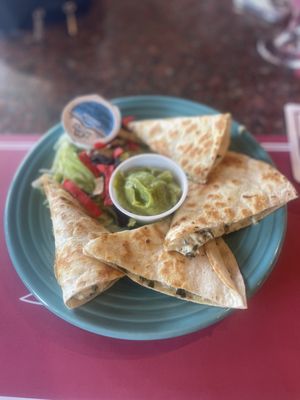 Photo of Horn's Gaslight Bar & Restaurant - Mackinac Island, MI, US. Spinach & Crab Quesadillas