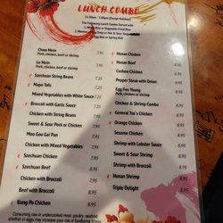 Lee's Szechuan - Lunch menu