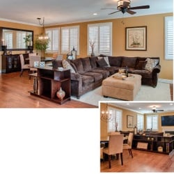 Suburban Chateau - Sectional and dining room