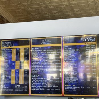 Paper Plane Coffee - May 2025 menu - Coffee Roasteries Near Me - Montclair, New Jersey