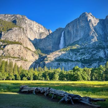 Yosemite Falls - Phenomenal view of Yosemite Falls from Cook's Meadow below! Early June 2025 - Hiking Near Me - Yosemite, California