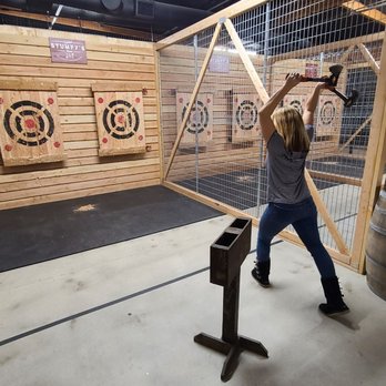 Stumpy's Hatchet House - Power stance right here!! #winning #hatchetbabe Getting my reps in!! - Axe Throwing Near Me - Eatontown, New Jersey Stumpy's Hatchet House - Power stance right here!! #winning #hatchetbabe Getting my reps in!! - Axe Throwing Near Me - Eatontown, New Jersey