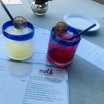 Mole Mexican Kitchen - Piña margarita and prickly pear margarita - Mexican Near Me - Sedona, Arizona Mole Mexican Kitchen - Piña margarita and prickly pear margarita - Mexican Near Me - Sedona, Arizona