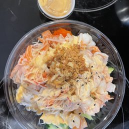 3. Surf Bowl (Shrimp). I chose sushi rice for mine. So delicious! 3. Surf Bowl (Shrimp). I chose sushi rice for mine. So delicious!