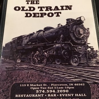 The Old Train Depot - Menu - Venues & Event Spaces Near Me - Pierceton, Indiana The Old Train Depot - Menu - Venues & Event Spaces Near Me - Pierceton, Indiana