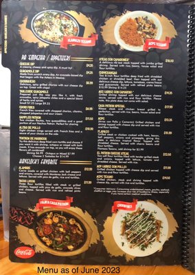 Menu photo 1 La Casa del Patrón Havelock, NC Menu photo 1 La Casa del Patrón Havelock, NC