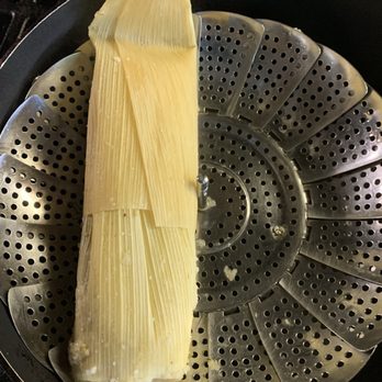 The Original Tamale - Green Pork Tamale in Steamer - Mexican Near Me - Los Angeles, California