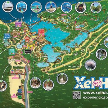 Xel-Há - Map of this huge park - Amusement Parks Near Me - Tulum, ROO Xel-Há - Map of this huge park - Amusement Parks Near Me - Tulum, ROO