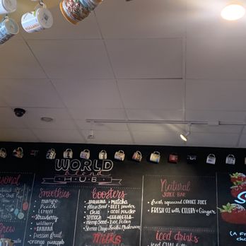 World Blend - Menu and random mugs - Printing Services Near Me - Fort Worth, Texas