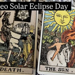 Noah Frere Astrology - I try to pull two tarot cards per day, and was pleased by today's: "death of the sun" - fitting for a solar eclipse.