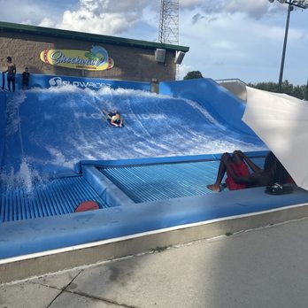 Liberty Lagoon - The surfing simulator was a blast and only an extra $5. - Swimming Pools Near Me - Baton Rouge, Louisiana